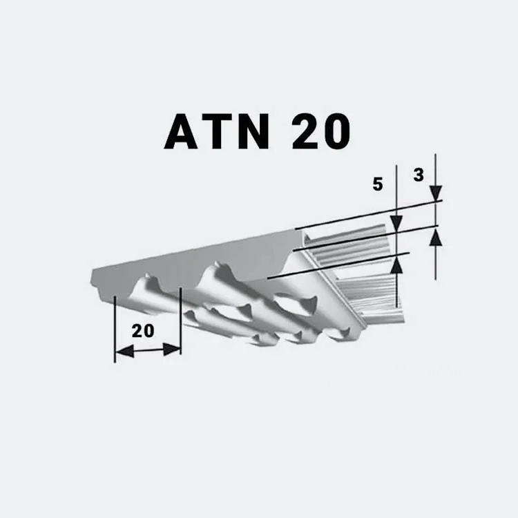 BRECO ATN timing belt with cams